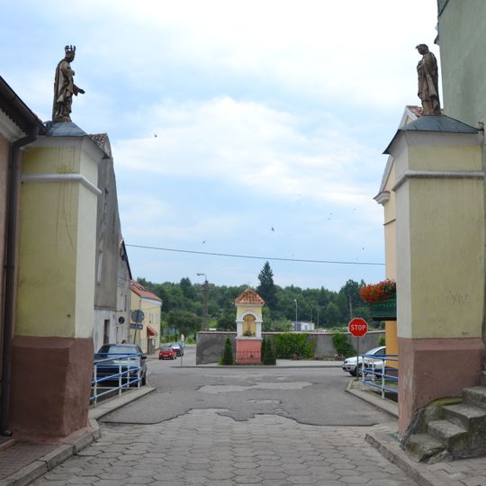 Wjazd przy ul. Mostowej