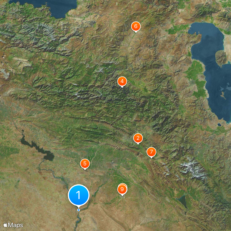 Great Zab Map