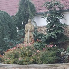 Socha Svatého Jakuba u Svatojakubského pivovaru v Hlubokém