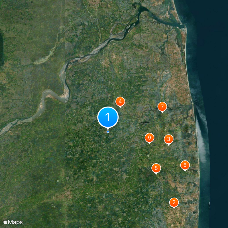 Vaitheeswaran Koil Mappa