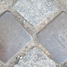 Stolperstein à la mémoire de Erich Rasch