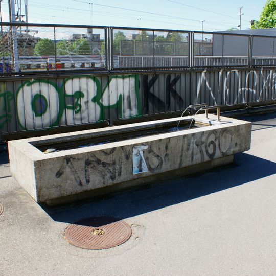 Fountain Stadtbach street