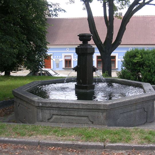 Fountain in Prčice