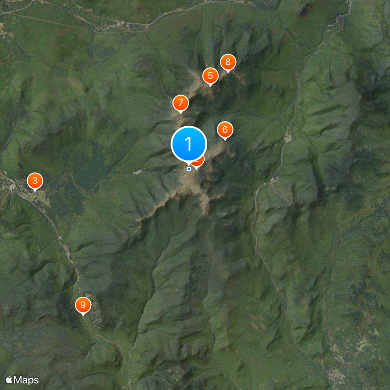 White Mountains Map