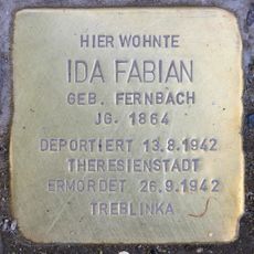 Stolperstein en memoria de Ida Fabian