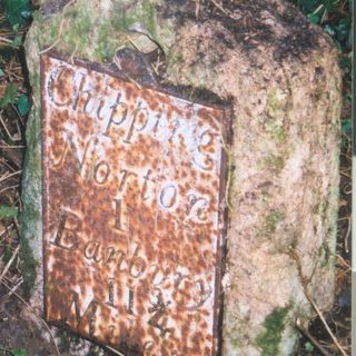 Milestone Approximately 300 Metres North East Of Banbury Lodge (Not Included)