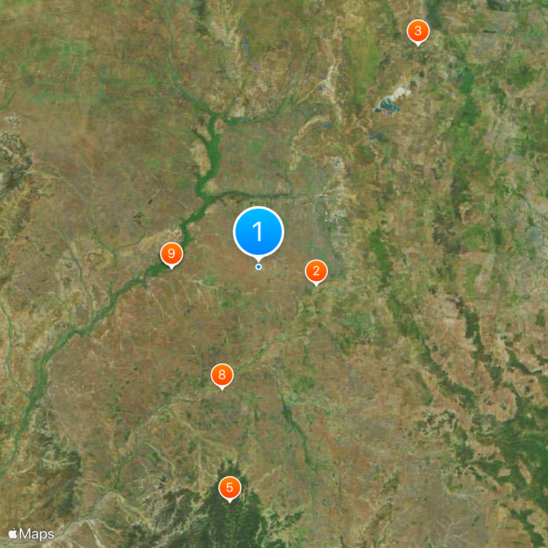 Central Queensland Map