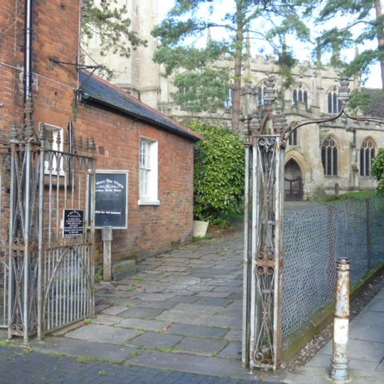 Gates And Overthrow At Entrance To St John's Churchyard From St John's Court