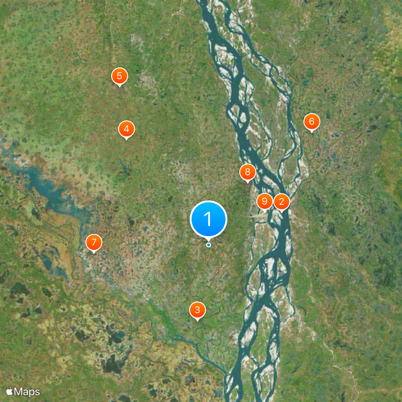 Sirajganj District Map