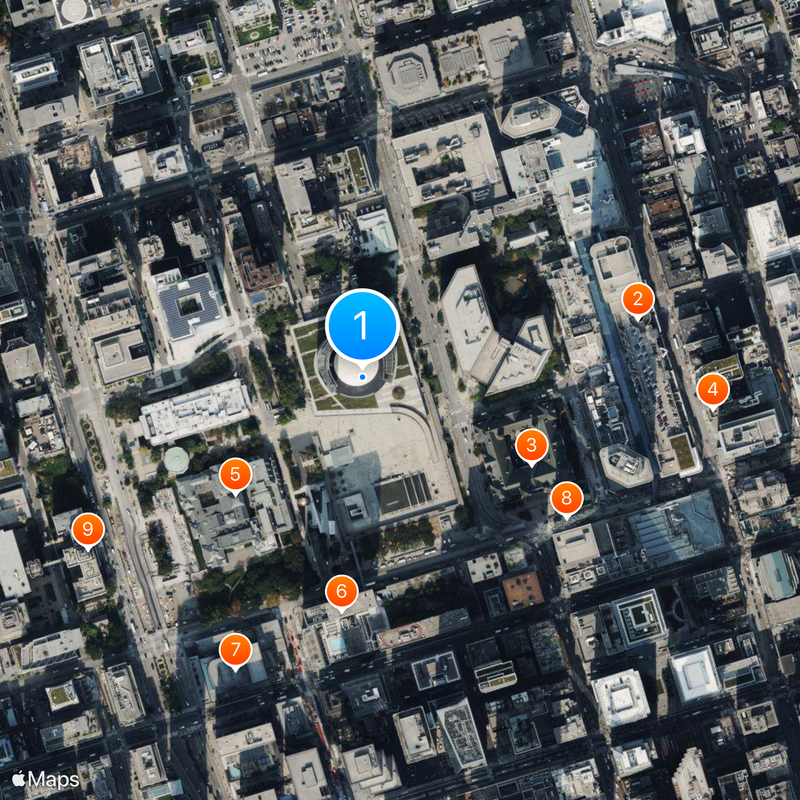 Toronto City Hall Mapa