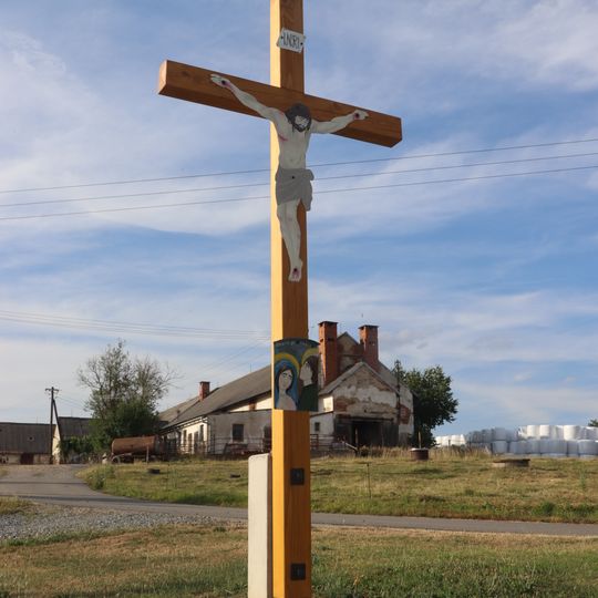 Kříž u JZD v Číhalíně