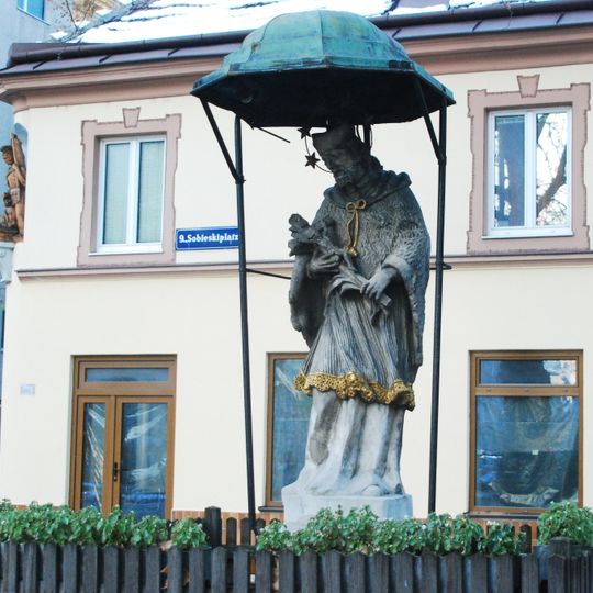 Statue of John of Nepomuk, Sobieskiplatz