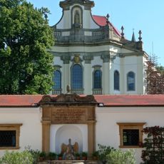 Stone fountain in Rychnov nad Kněžnou Castle