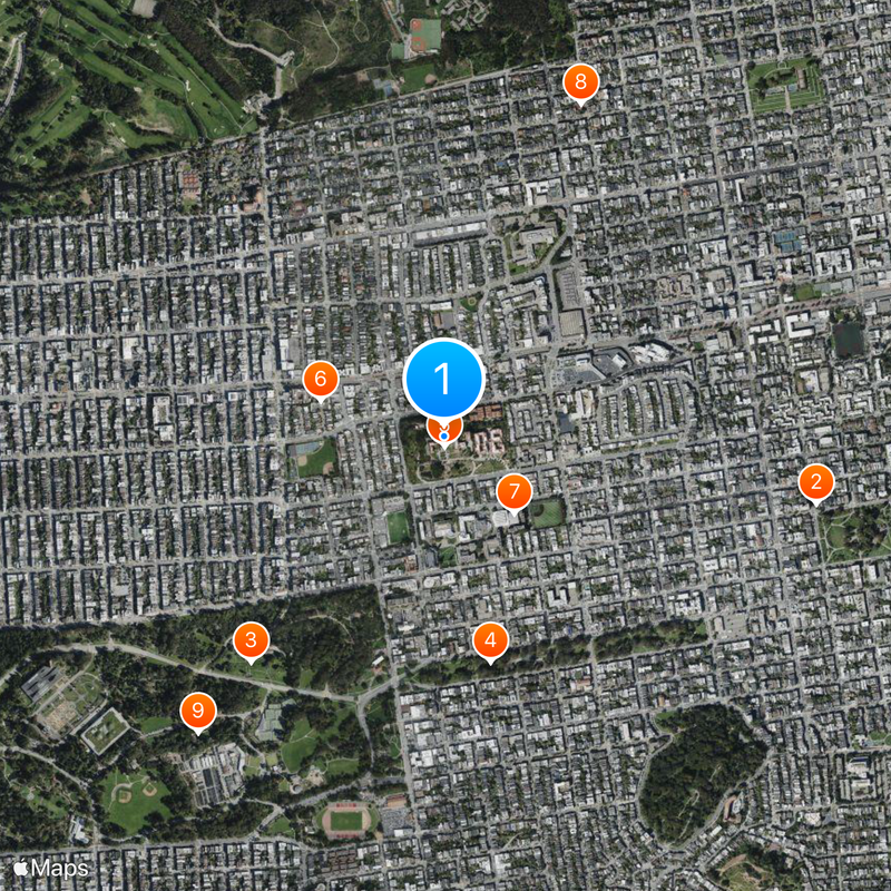 University of San Francisco Map