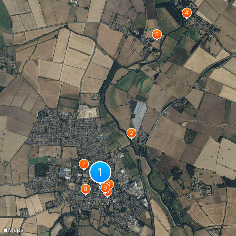 Oundle School Map