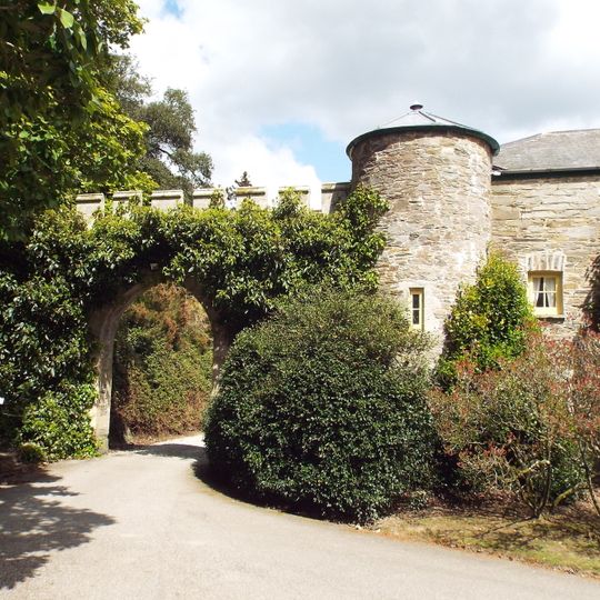 Ornamental Tower About 10 Metres North West Of Caerhays Castle