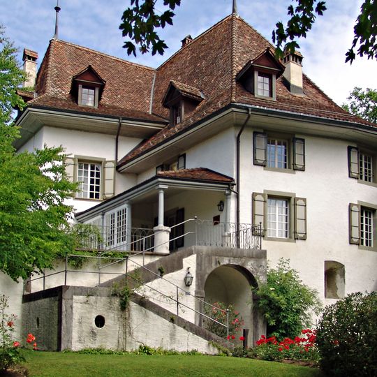 Castle with outbuildings