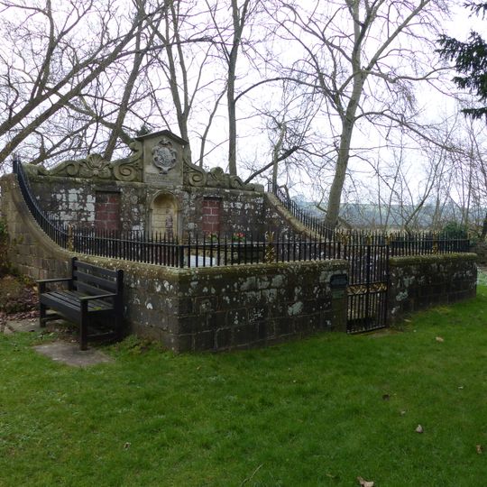 Gwillim Memorial approximately 15 metres north west of Church of St Dubricius