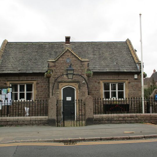 Parish Room With Walls, Piers, Gates And Railings