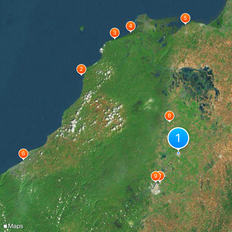 Cereté Map