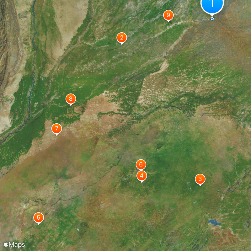 Canal Indira Gandhi Carte