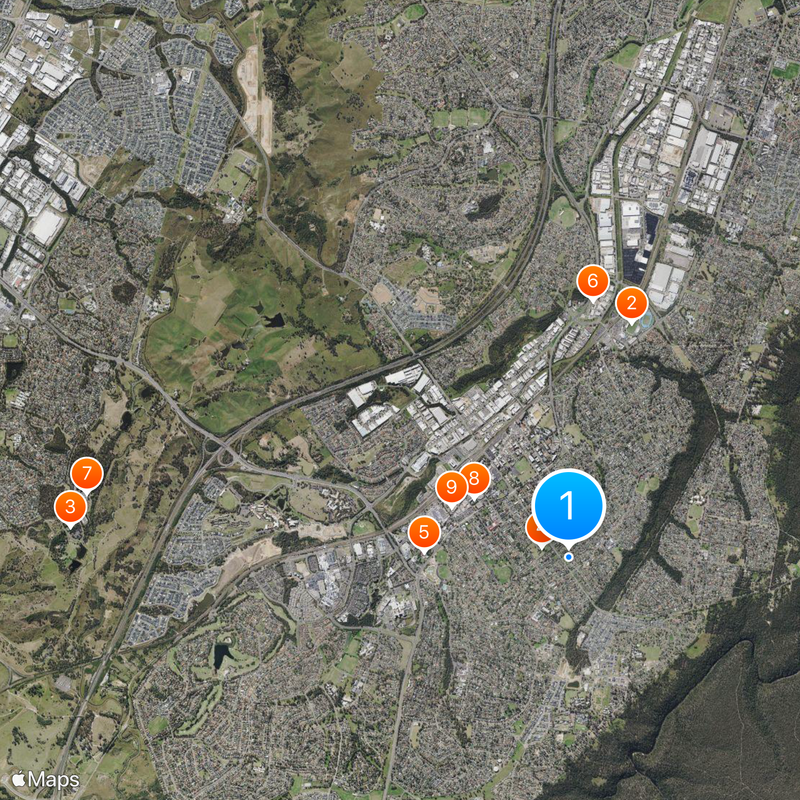 Campbelltown Map