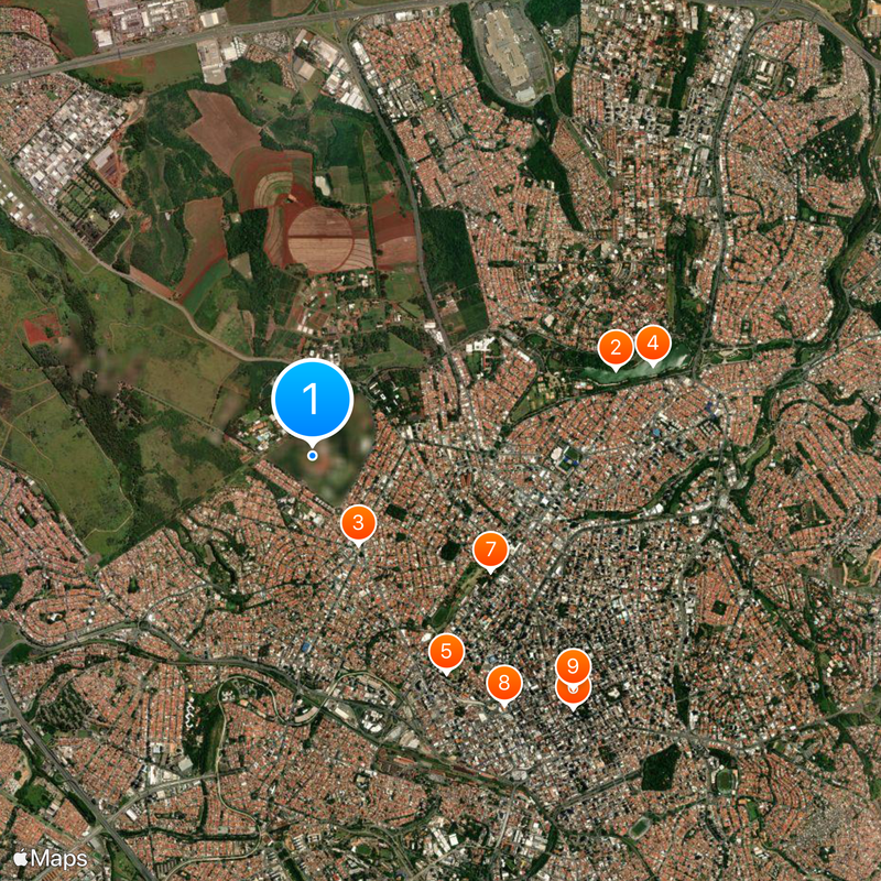 Preparatory School of the Brazilian Army Map