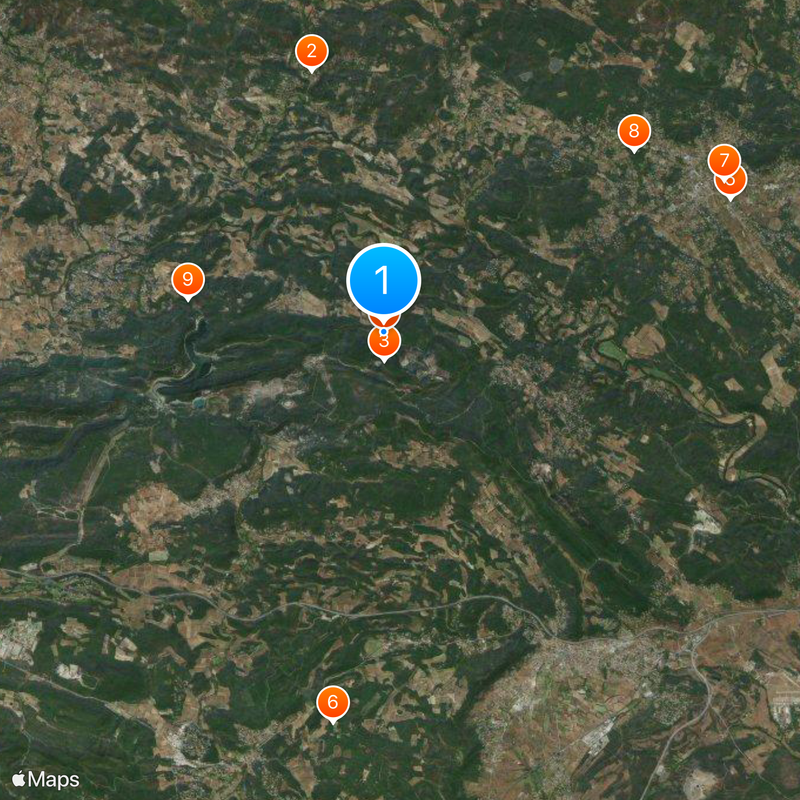 Le Thoronet Abbey Mappa