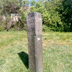 Wegesäule Temritz (in der Ortsmitte)