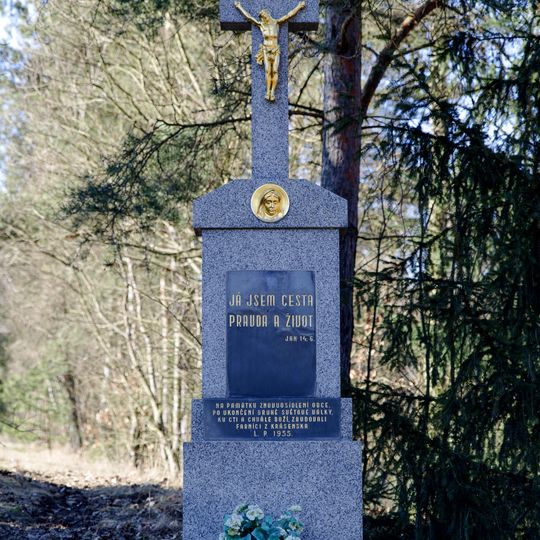 Kříž při cestě na východním okraji Krásenska