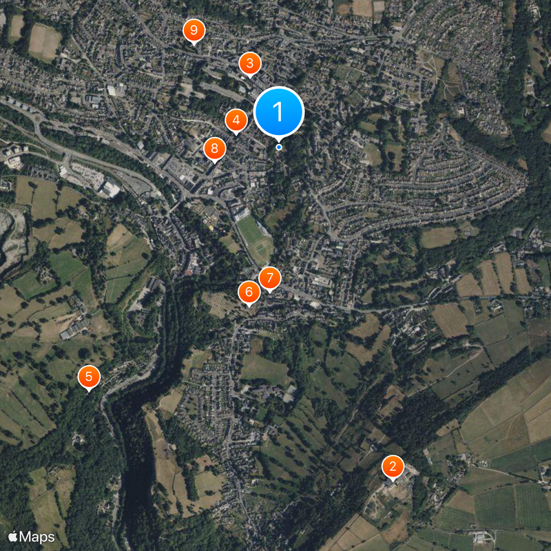 Matlock Map