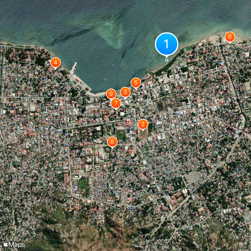 Timor Timur Map