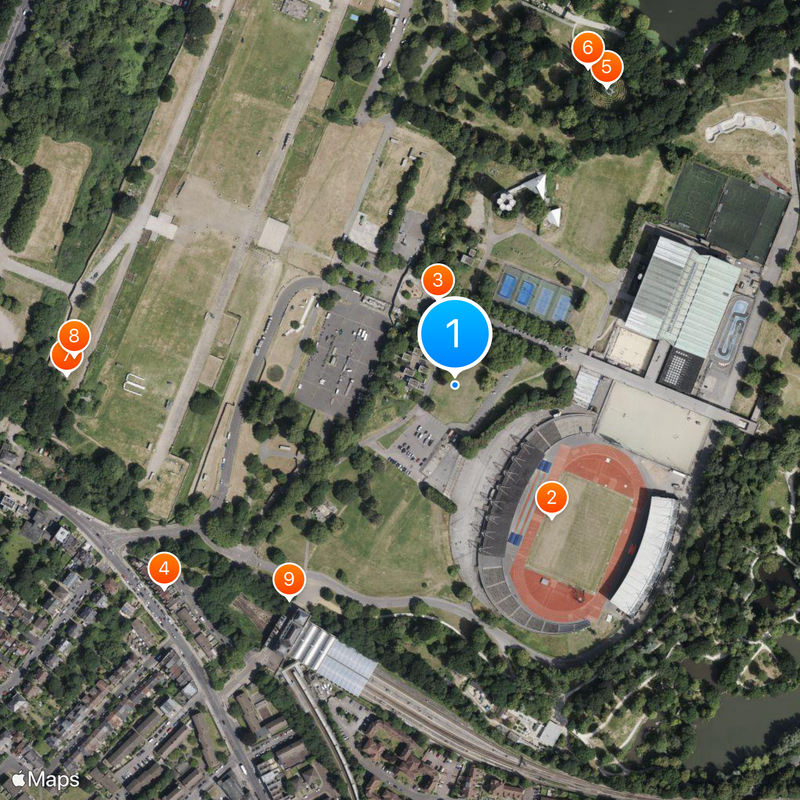 Crystal Palace Park Carte