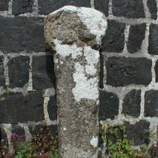 Wayside cross-head in Phillack churchyard, south west of the church