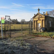 Pair Of Lodges Flanking N Driveway To Leeswood Hall