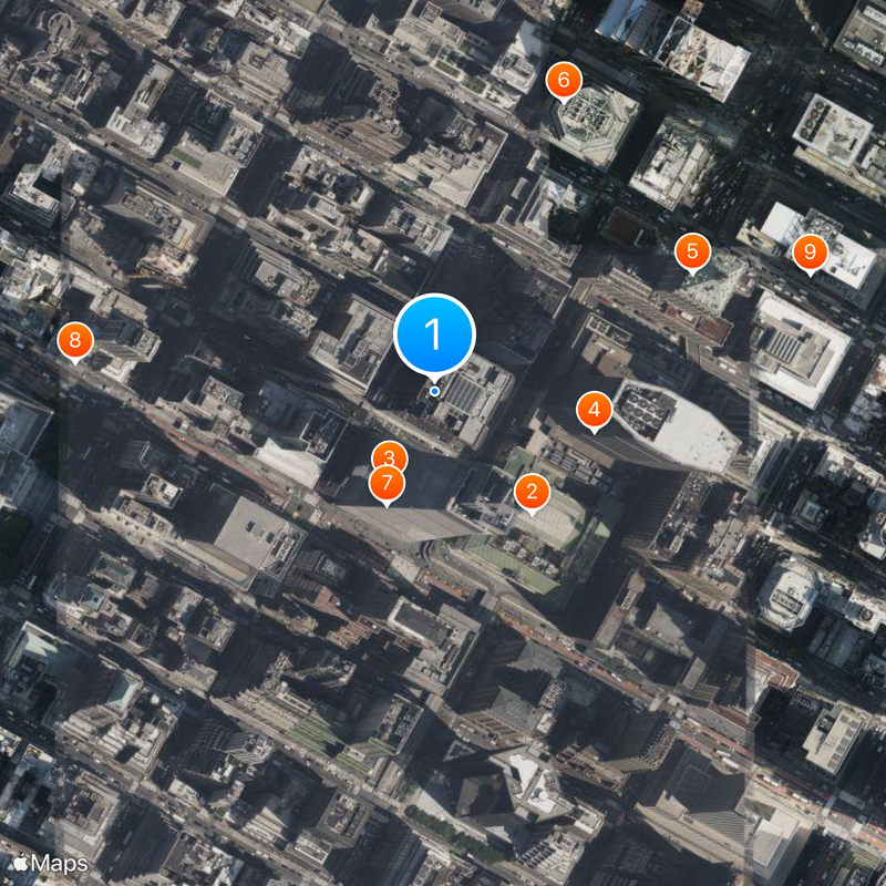 New York Biltmore Hotel Map