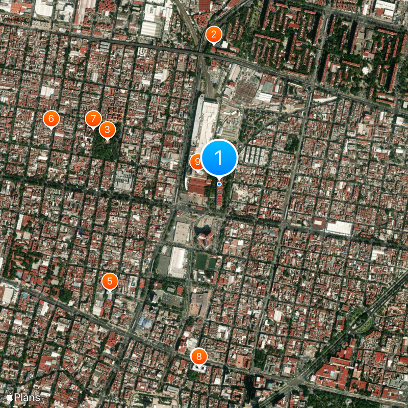 José Vasconcelos Library Map