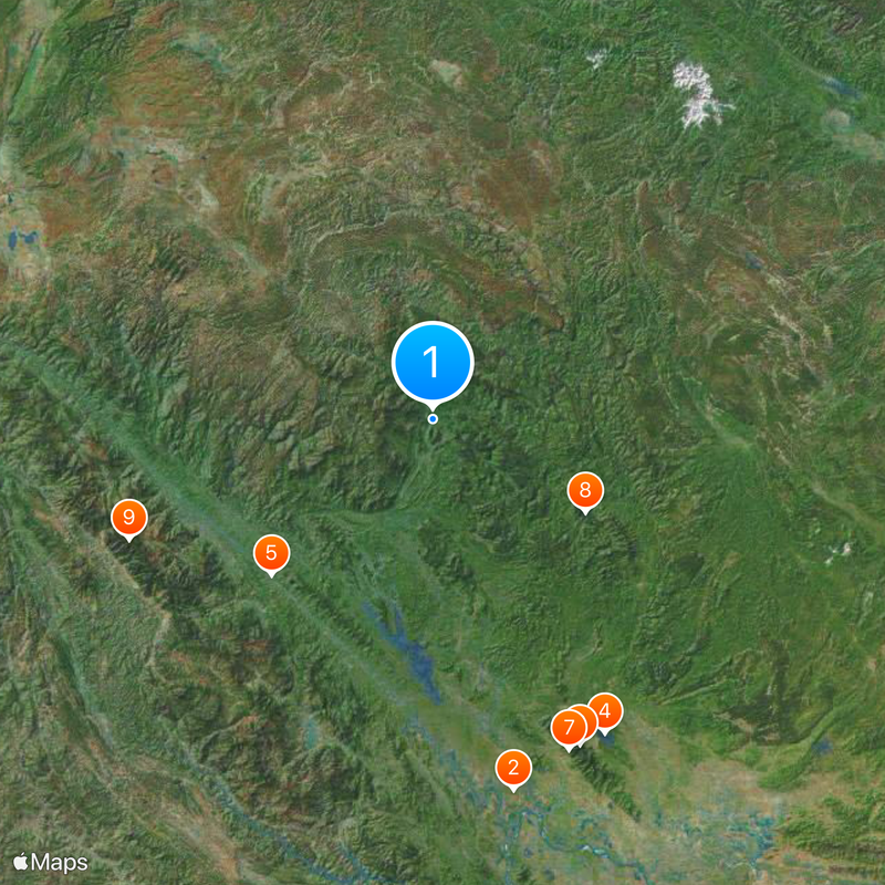 Prowincja Hà Giang Mapa