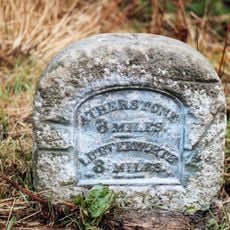 Milestone, N of Hinckley Island and Hanover Hotel