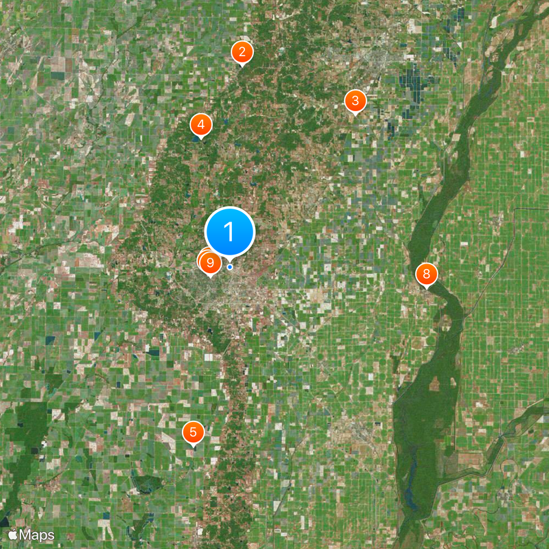 Arkansas State University Mappa