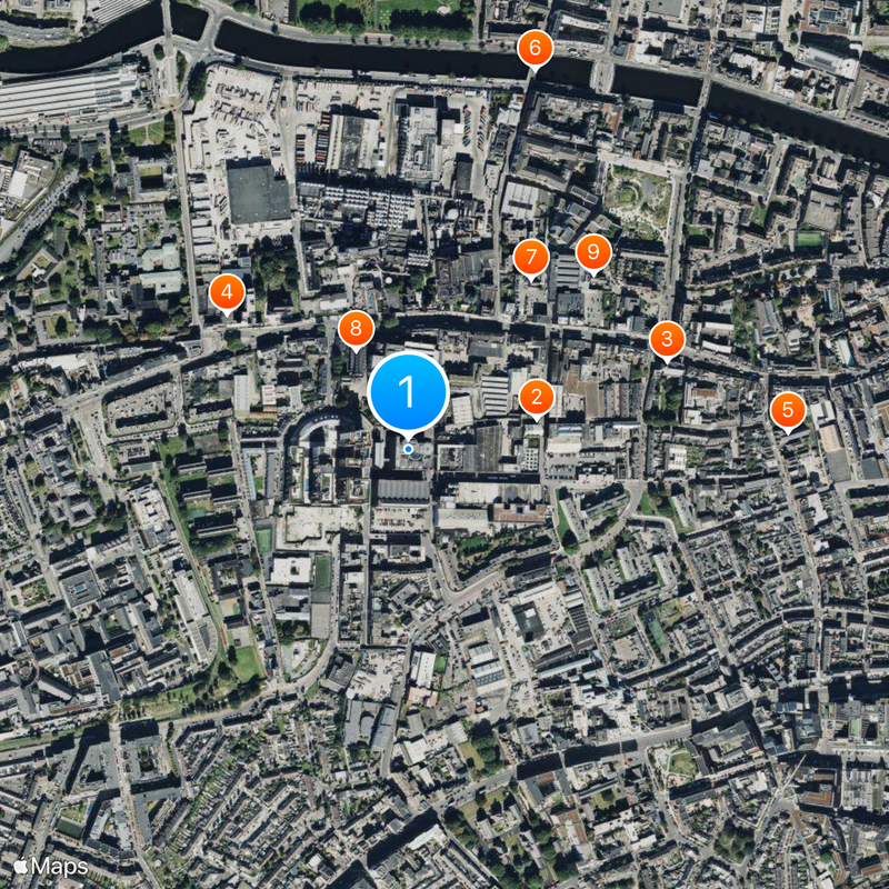 Guinness Storehouse Karte