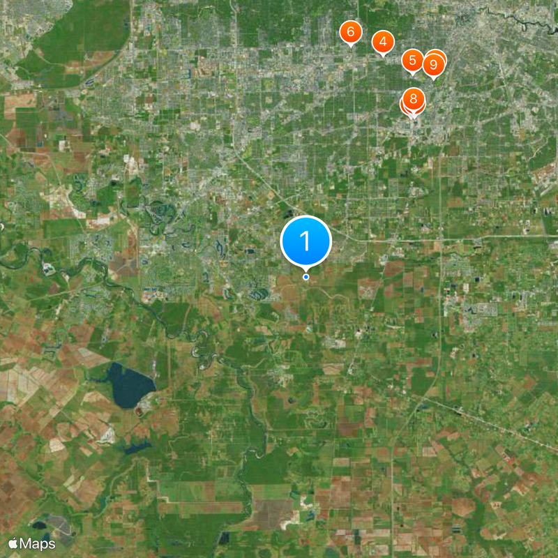 KIAH Map