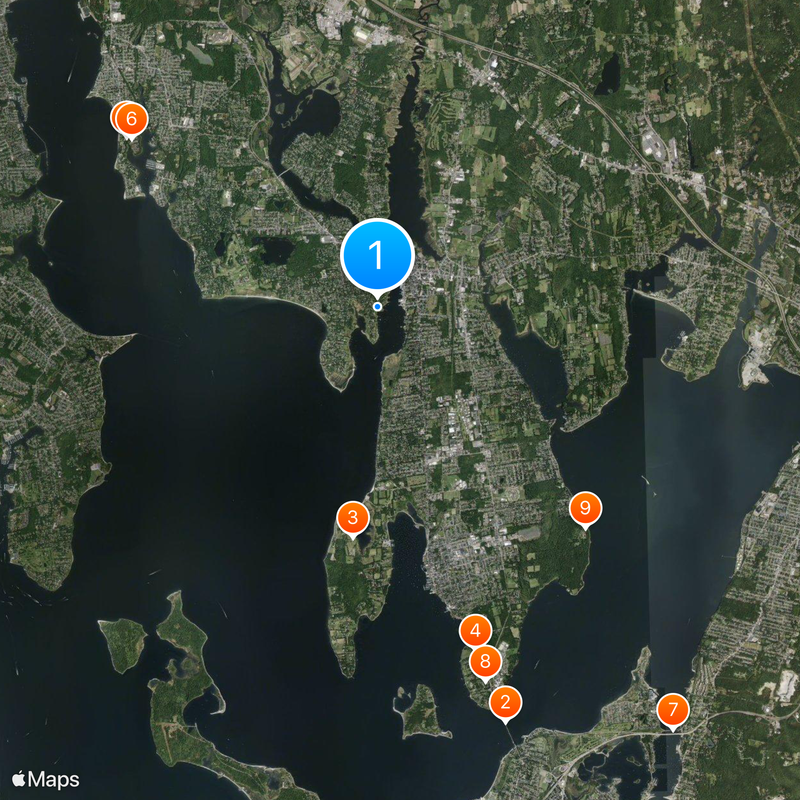 Condado de Bristol Mapa