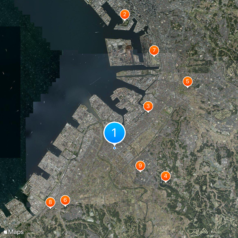 Goi Station Map