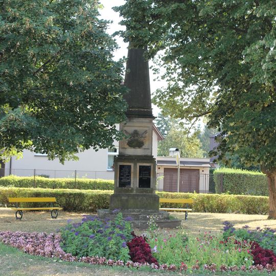 Pomník padlým 29.6.1866 Na Letné v Jičíně