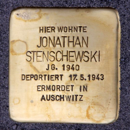 Stolperstein für Jonathan Stenschewski