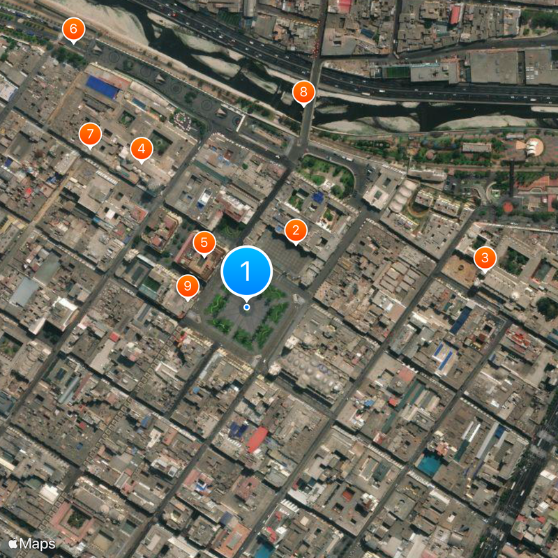 Plaza Mayor de Lima Carte