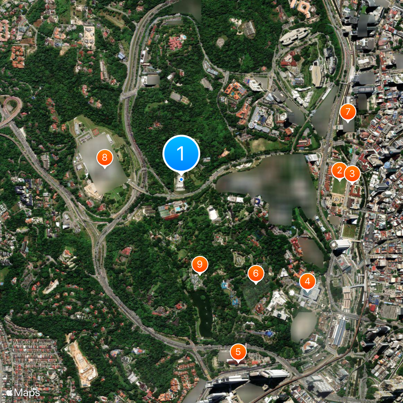 National Monument Mapa