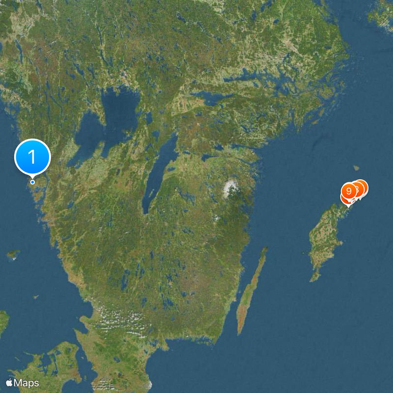 Gothenburg and Bohus County Map