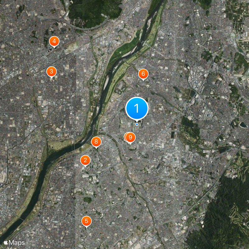 Kansai Gaidai University Map